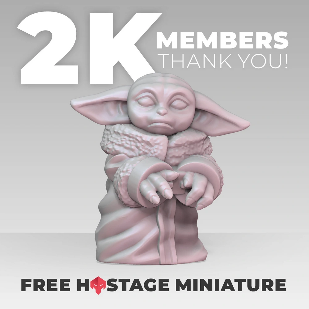 Grogu Prisoner — Star Wars 3D printable STL model