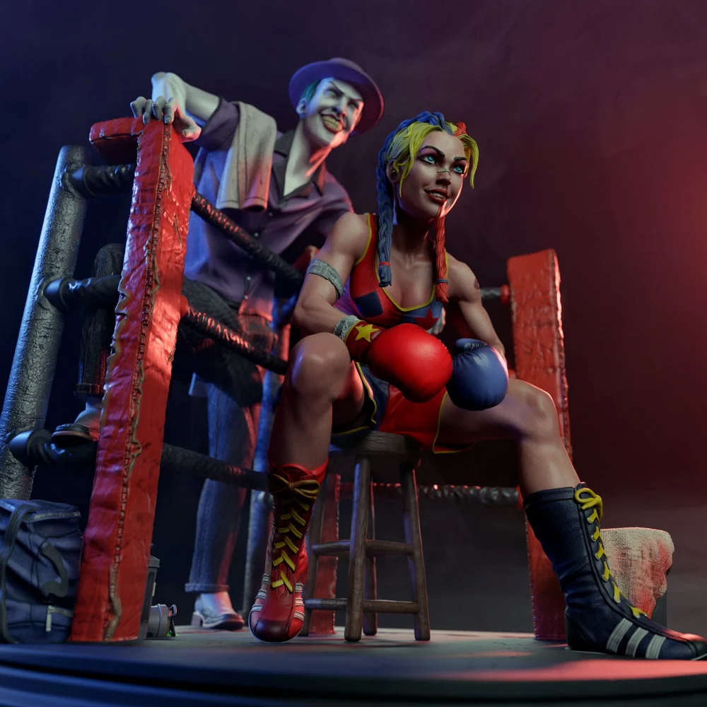 Harley Quinn — DC Comics / Batman STL render Harley Quinn — DC Comics / Batman 3D printable STL model