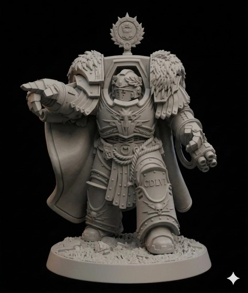 Evander Garrious — Warhammer 40K / Horus Heresy 3D printable STL model