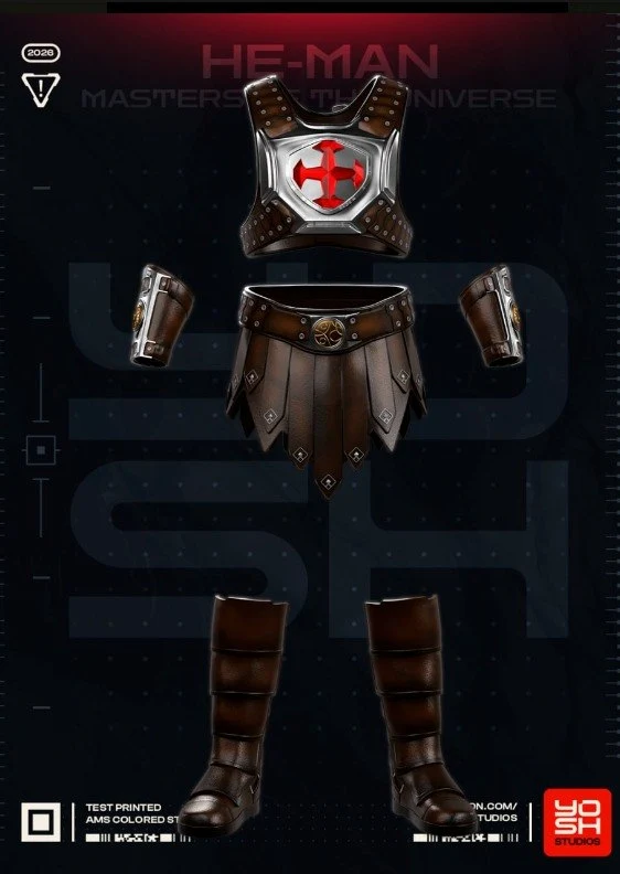 He-Man Armor — Masters of the Universe STL render He-Man Armor — Masters of the Universe 3D printable STL model