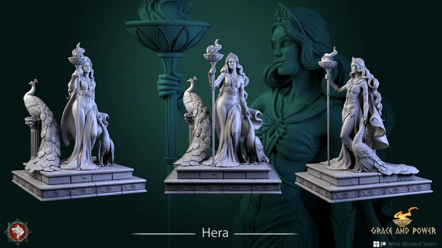 Hera – Greek Mythology 3D printable STL model