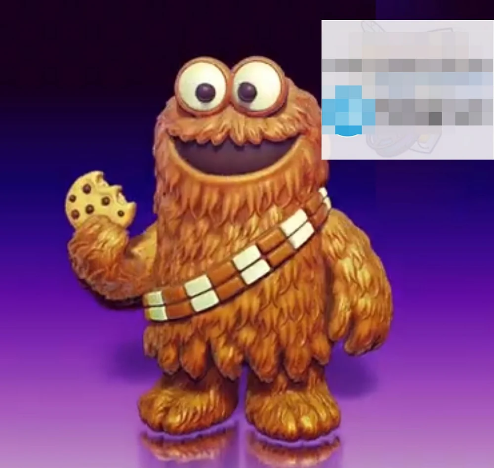 Wookie Monster — Star Wars / Sesame Street Crossover 3D printable STL model