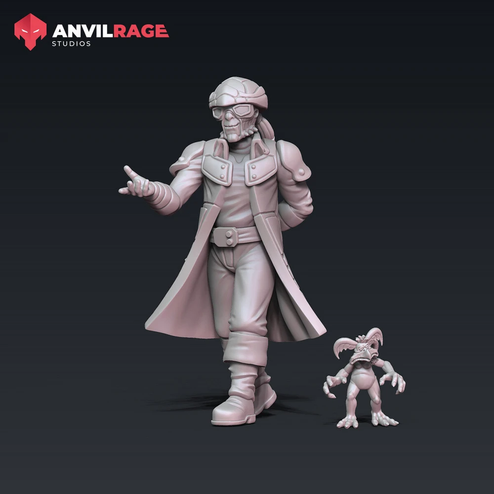 Hondo & Pikk Mukmuk — Star Wars STL render Hondo & Pikk Mukmuk — Star Wars 3D printable STL model