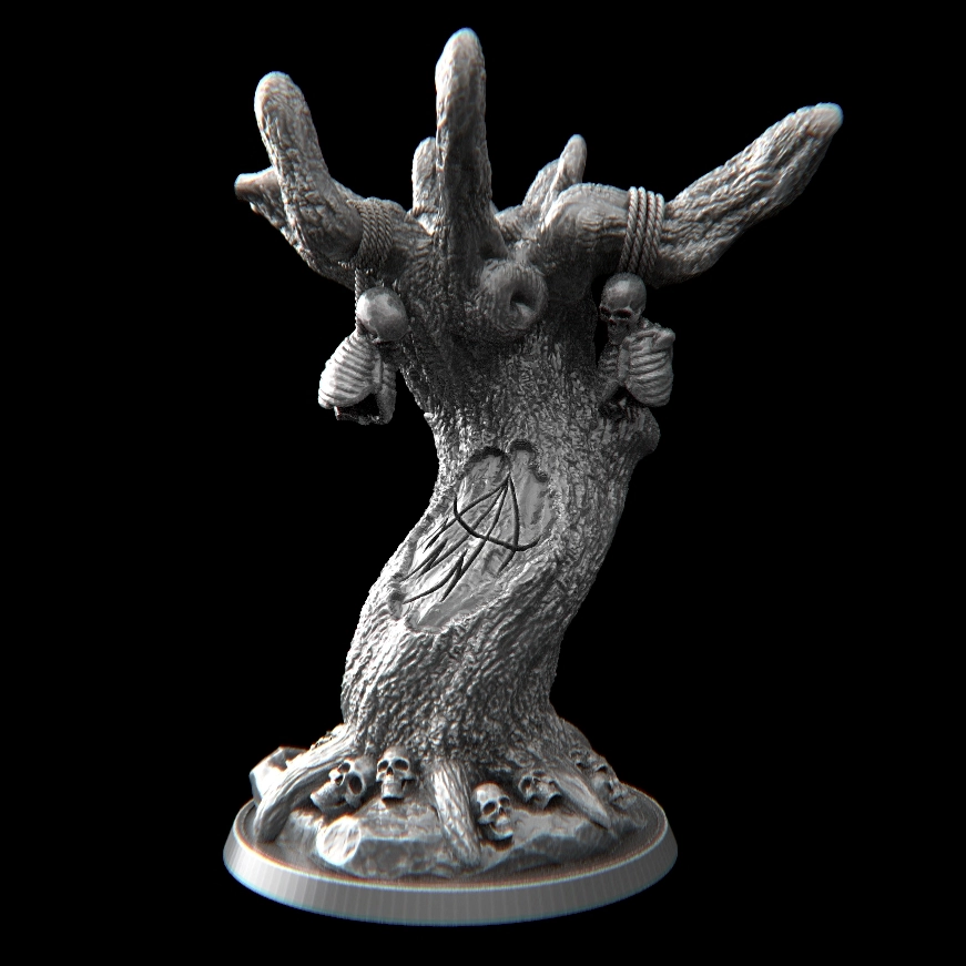 Horror Tree 3D printable STL model