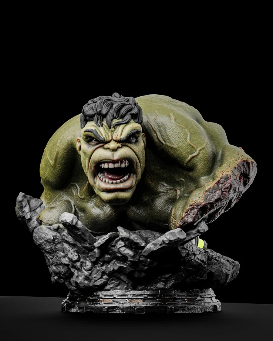 Hulk Bust – Marvel 3D printable STL model