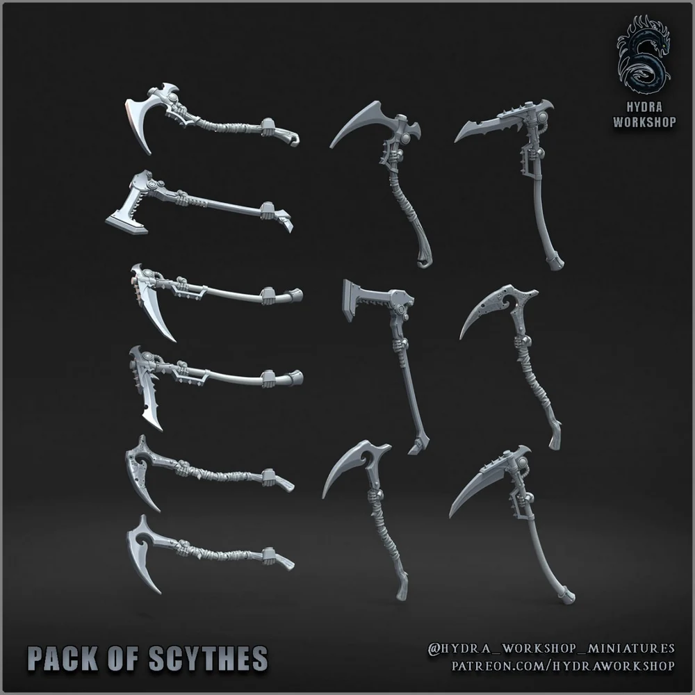 Scythes — Warhammer 40K / Sci-Fi Alt 3D printable STL model