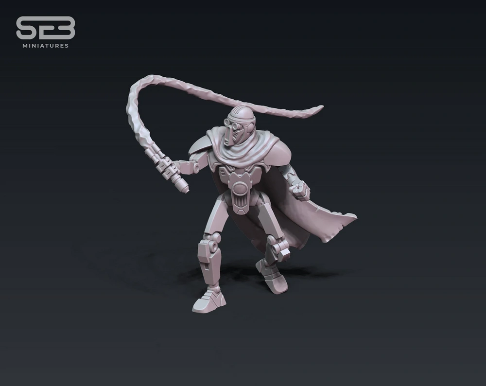 IG-100 MagnaGuard Whip — Star Wars STL render IG-100 MagnaGuard Whip — Star Wars 3D printable STL model