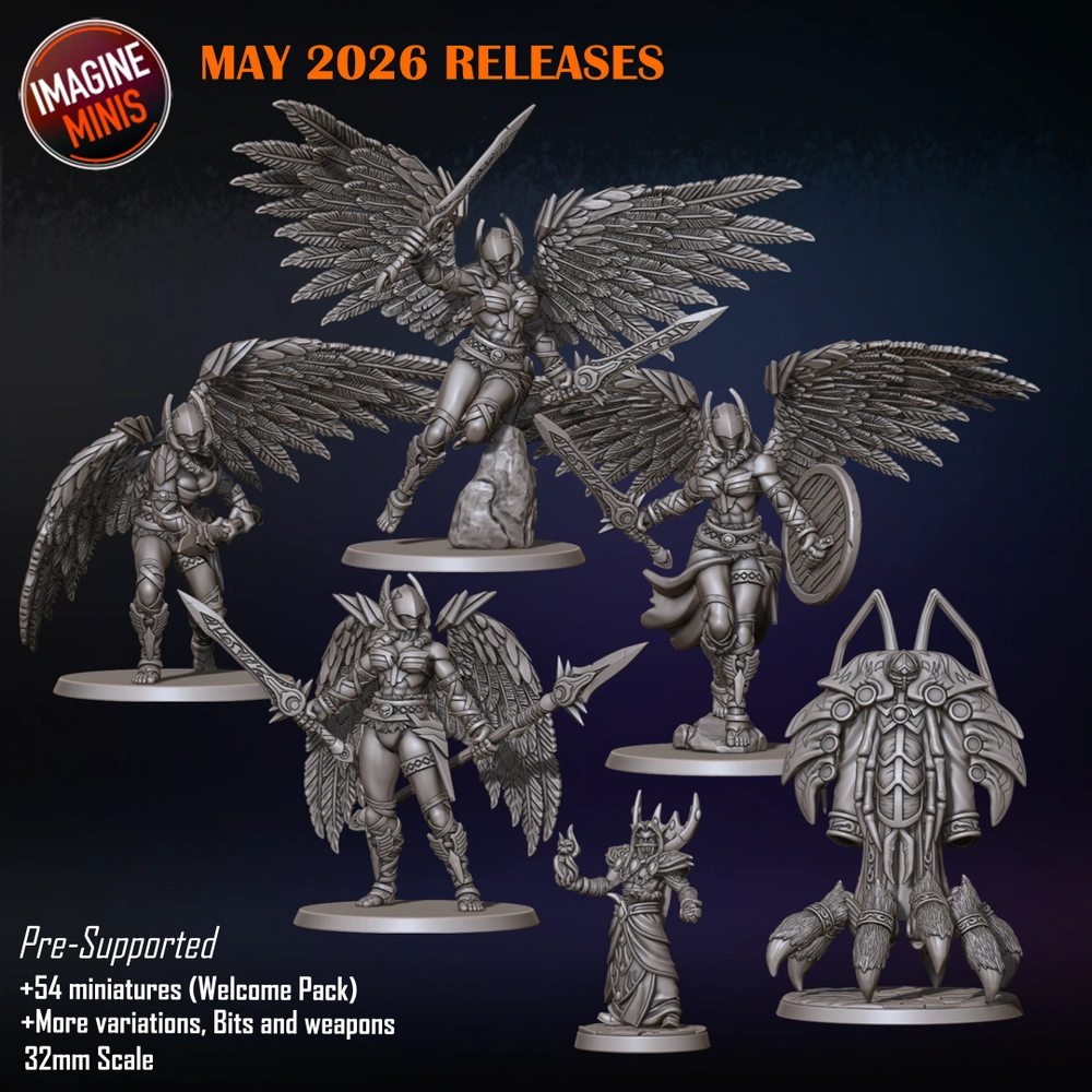 Imagine Minis - May 2026 — Fantasy 3D printable STL model