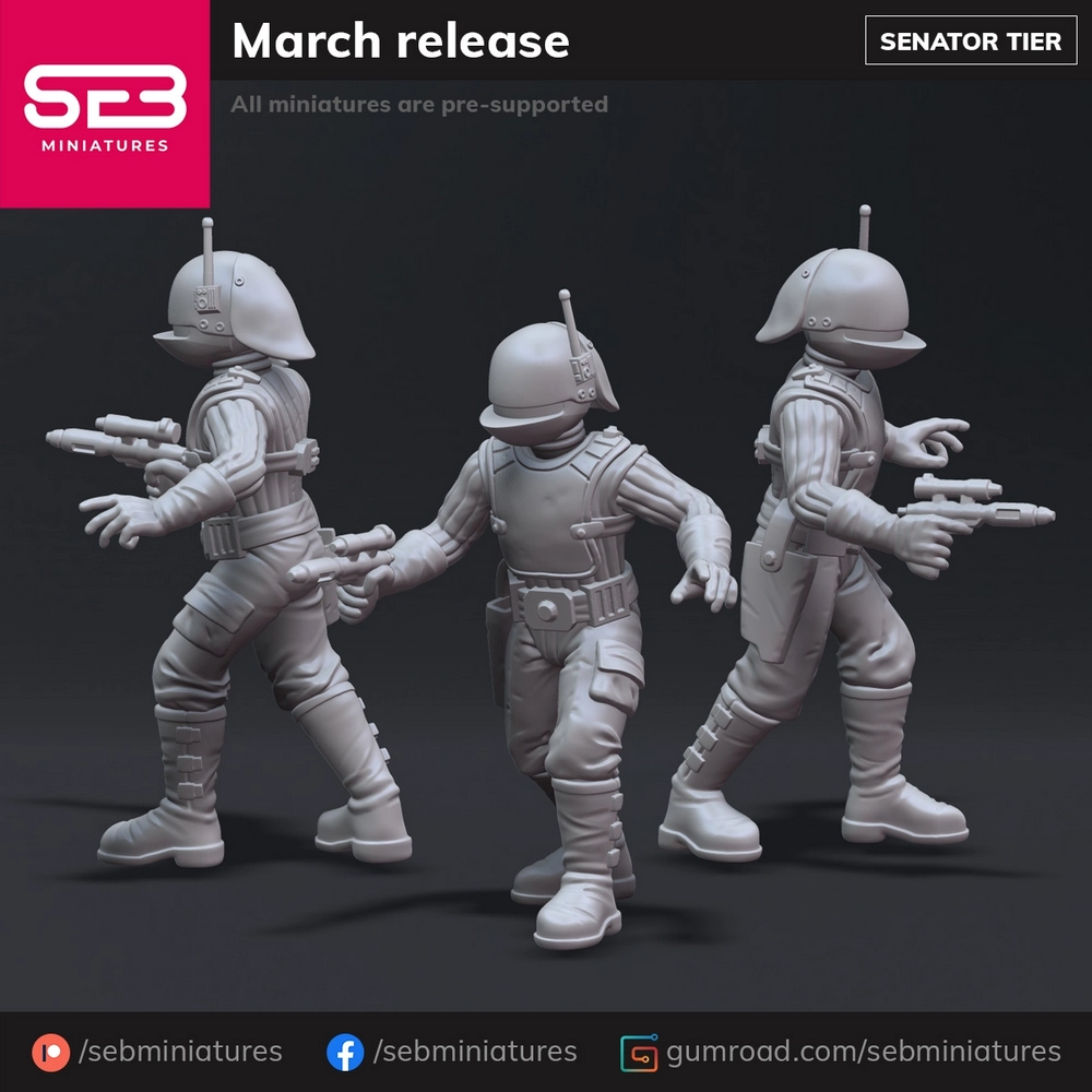 Imperial Weapons Technician — Star Wars 3D printable STL model