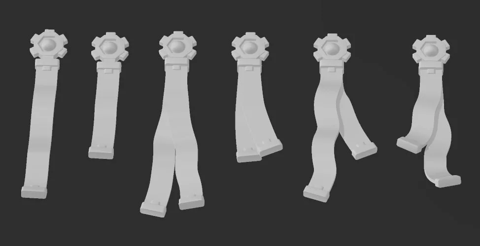 Iron Hands Mechanical Seals — Warhammer 40K 3D printable STL model
