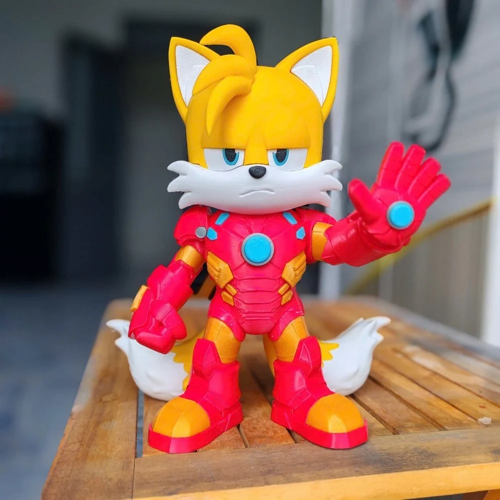 Iron Tails (Tails x Iron Man) — Sonic the Hedgehog / Marvel 3D printable STL model