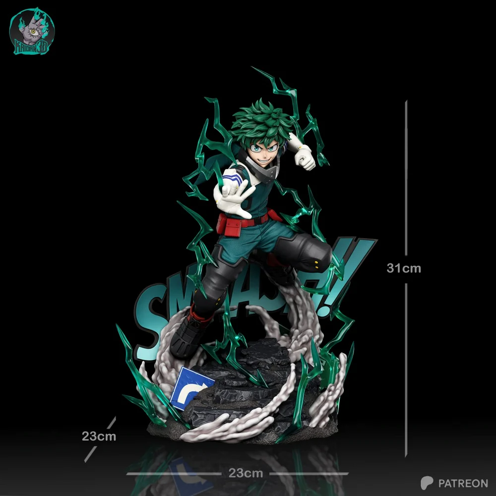 Izuku Midoriya Deku — My Hero Academia 3D printable STL model
