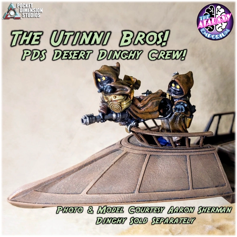 Jawa Utinni Bros — Star Wars STL render Jawa Utinni Bros — Star Wars 3D printable STL model