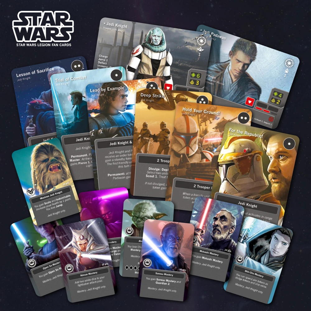 Jedi Knights and Padawans — Star Wars 3D printable STL model