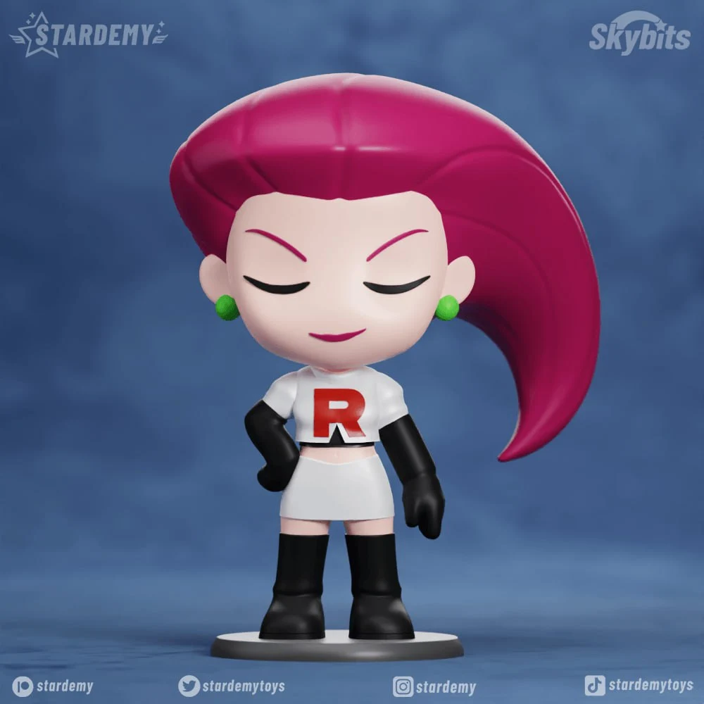 Jessie — Pokémon 3D printable STL model