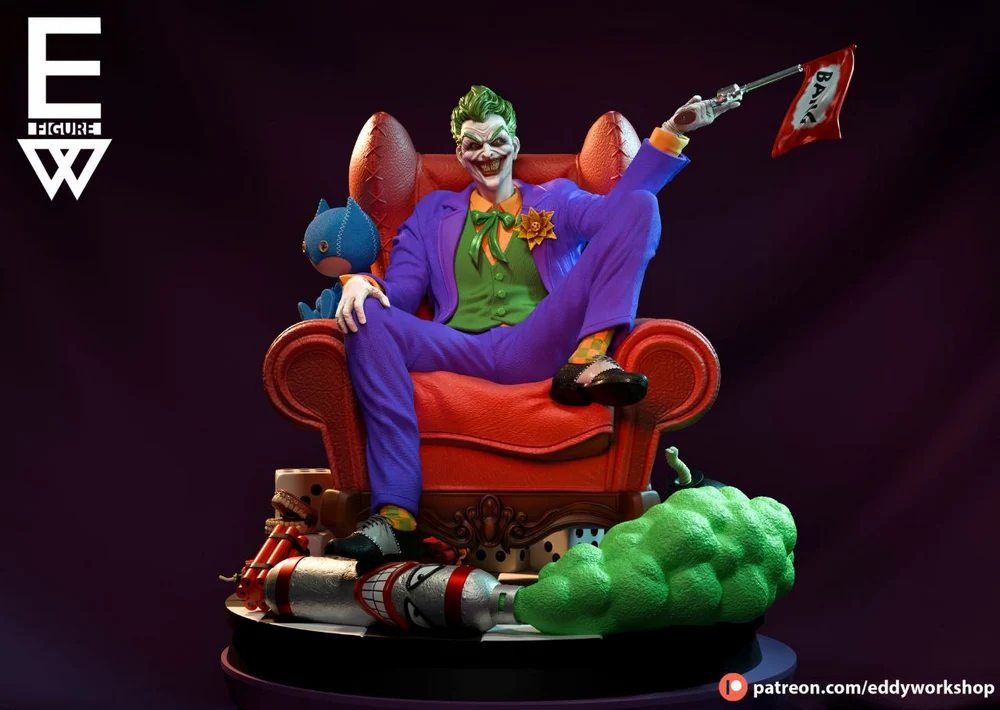 Joker — DC Comics / Batman 3D printable STL model