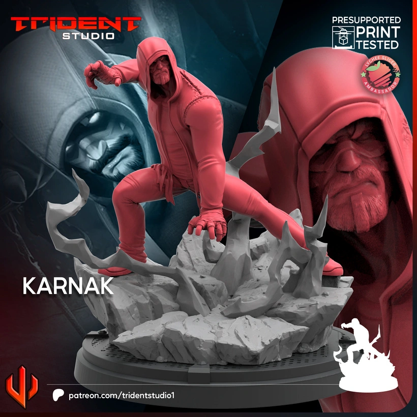 Karnak — Marvel / Inhumans 3D printable STL model