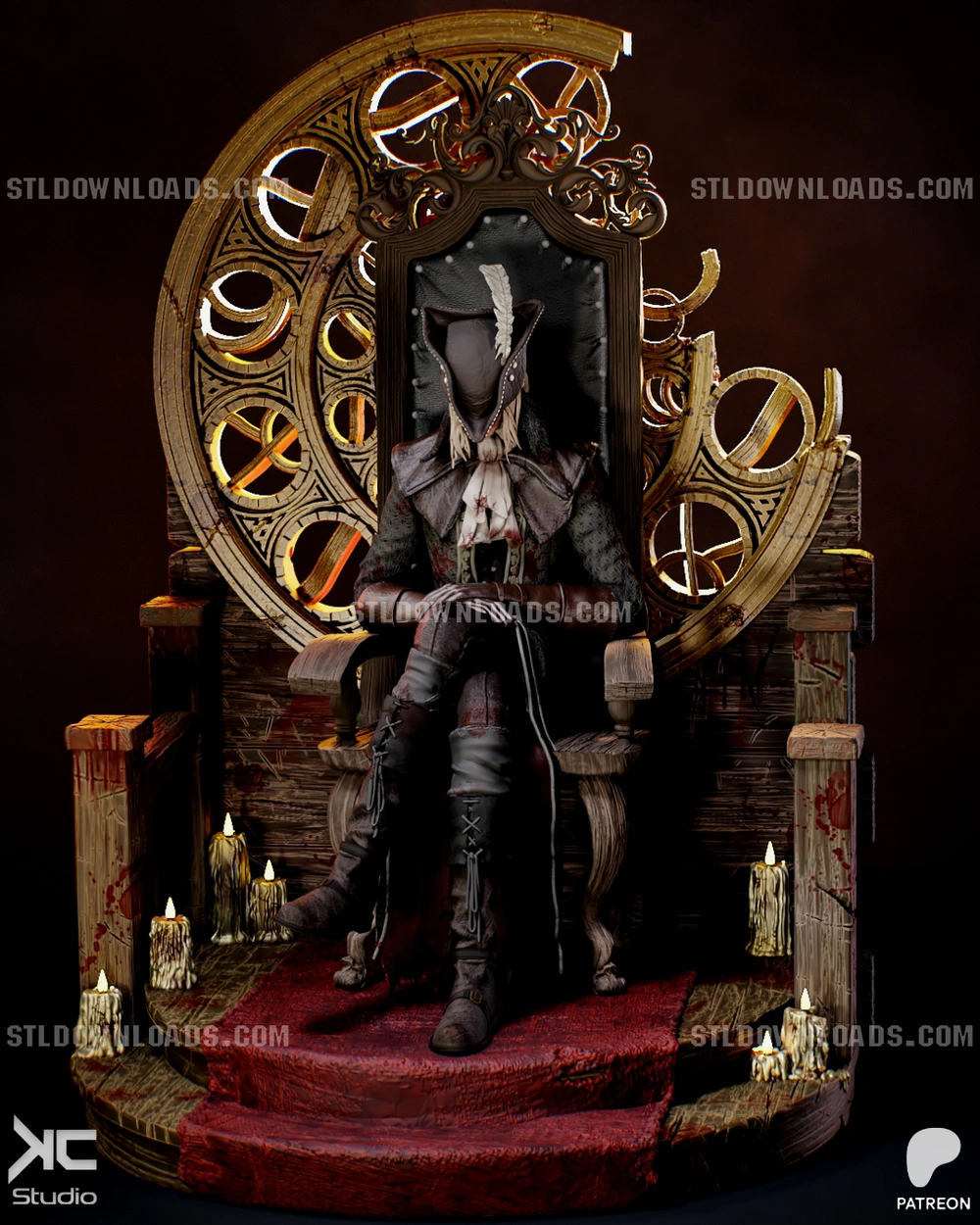 Lady Maria — Bloodborne 3D printable STL model