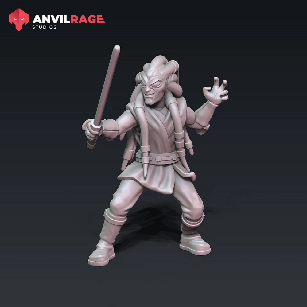 Kit Fisto — Star Wars 3D printable STL model