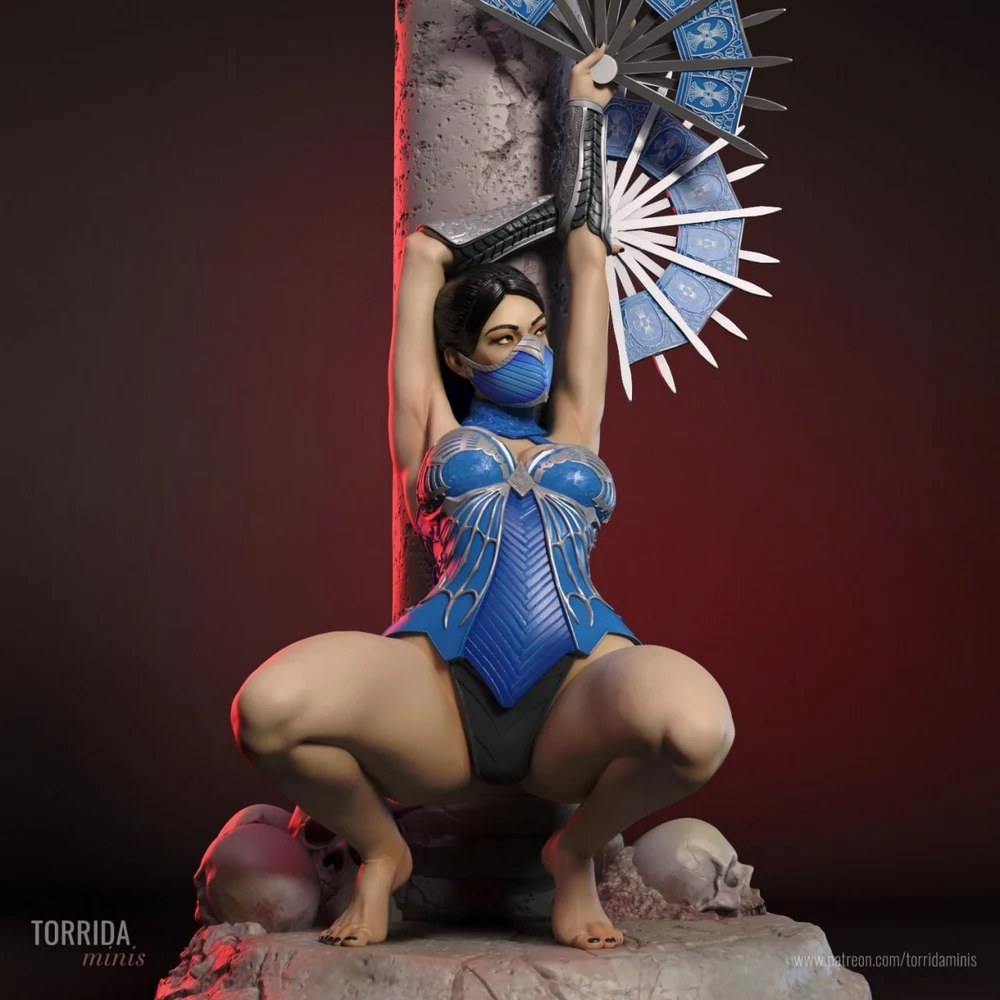 Kitana — Mortal Kombat 3D printable STL model