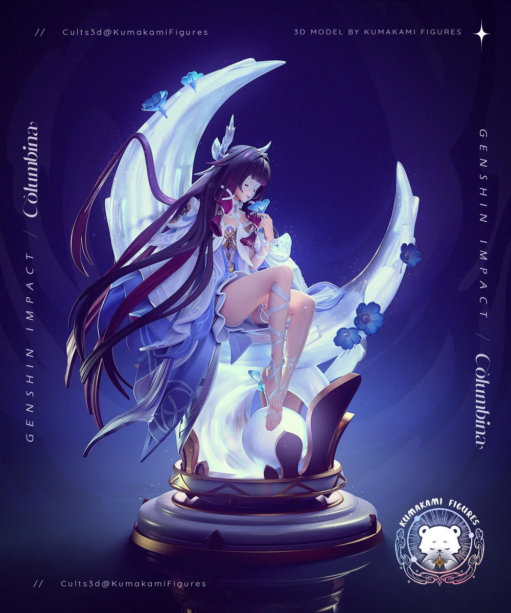 Columbina — Genshin Impact 3D printable STL model