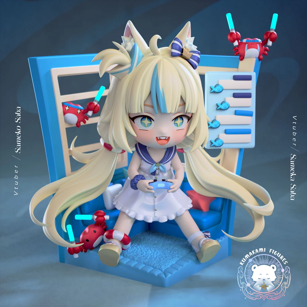 Sameko Saba — VTuber 3D printable STL model