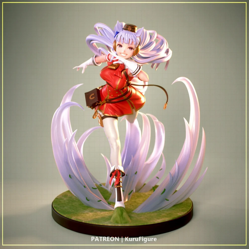 Gold Ship — Uma Musume Pretty Derby STL render Gold Ship — Uma Musume Pretty Derby 3D printable STL model