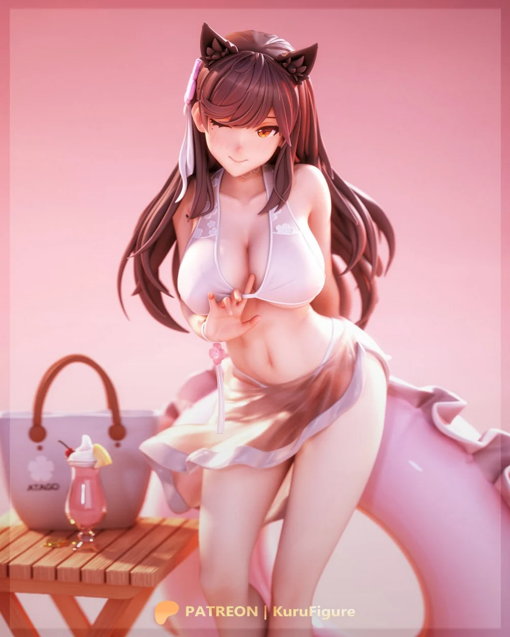 Atago Summer — Azur Lane 3D printable STL model