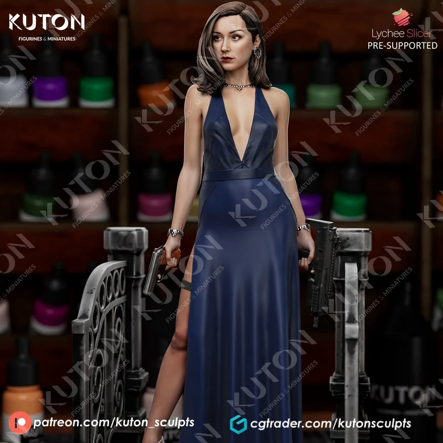 Paloma – James Bond 3D printable STL model