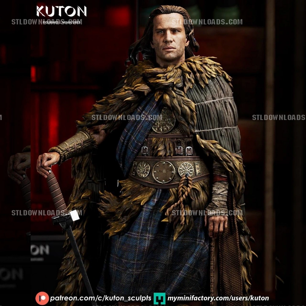 Connor Macleod — Highlander 3D printable STL model