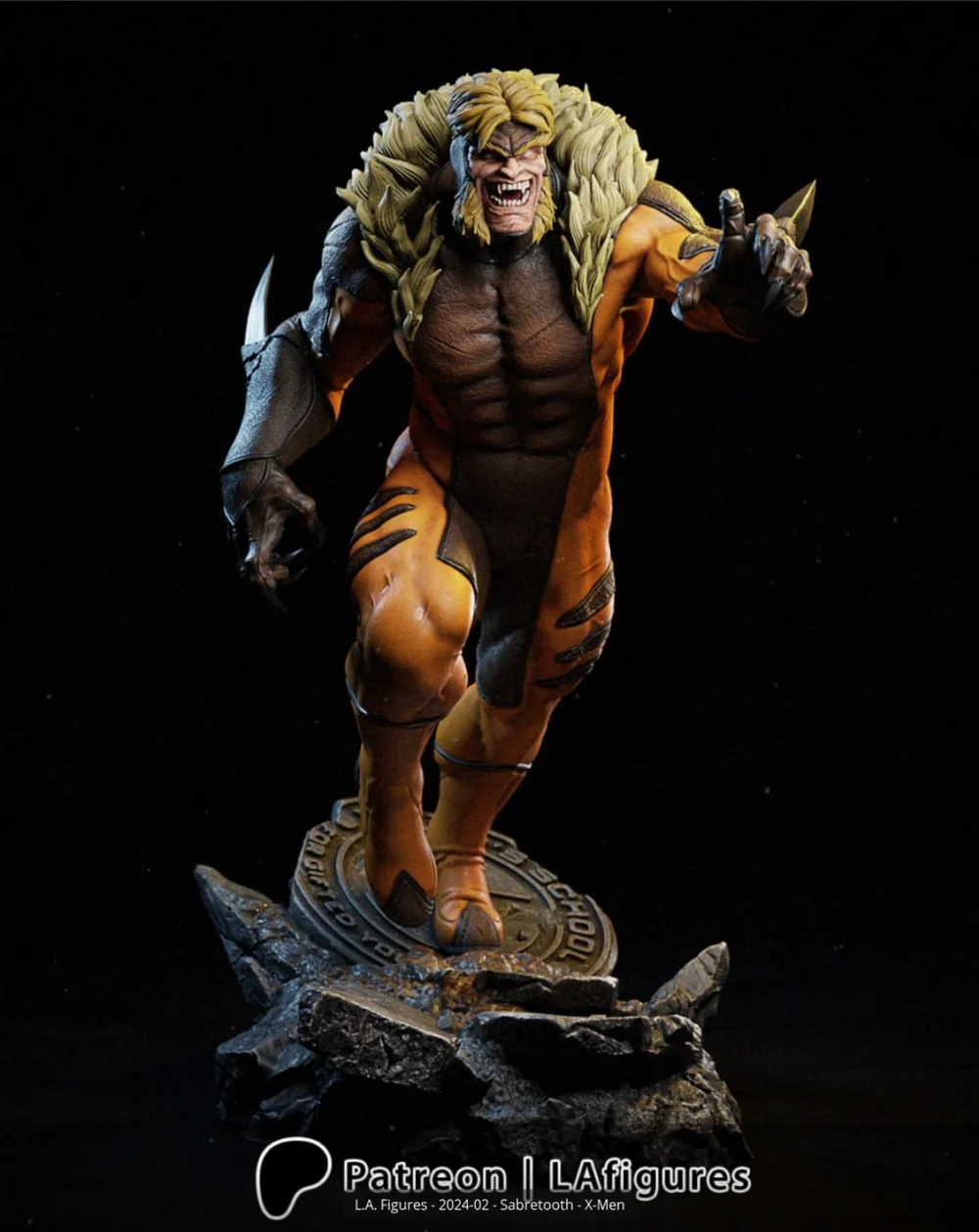Sabretooth — Marvel / X-Men 3D printable STL model