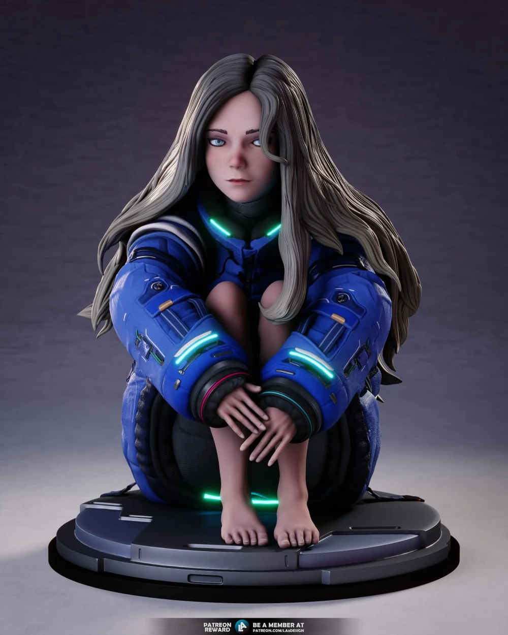 Diana — Pragmata 3D printable STL model