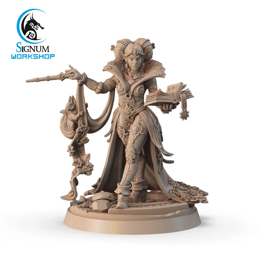 Lady Fay the Summer Forest Sorceress 3D printable STL model