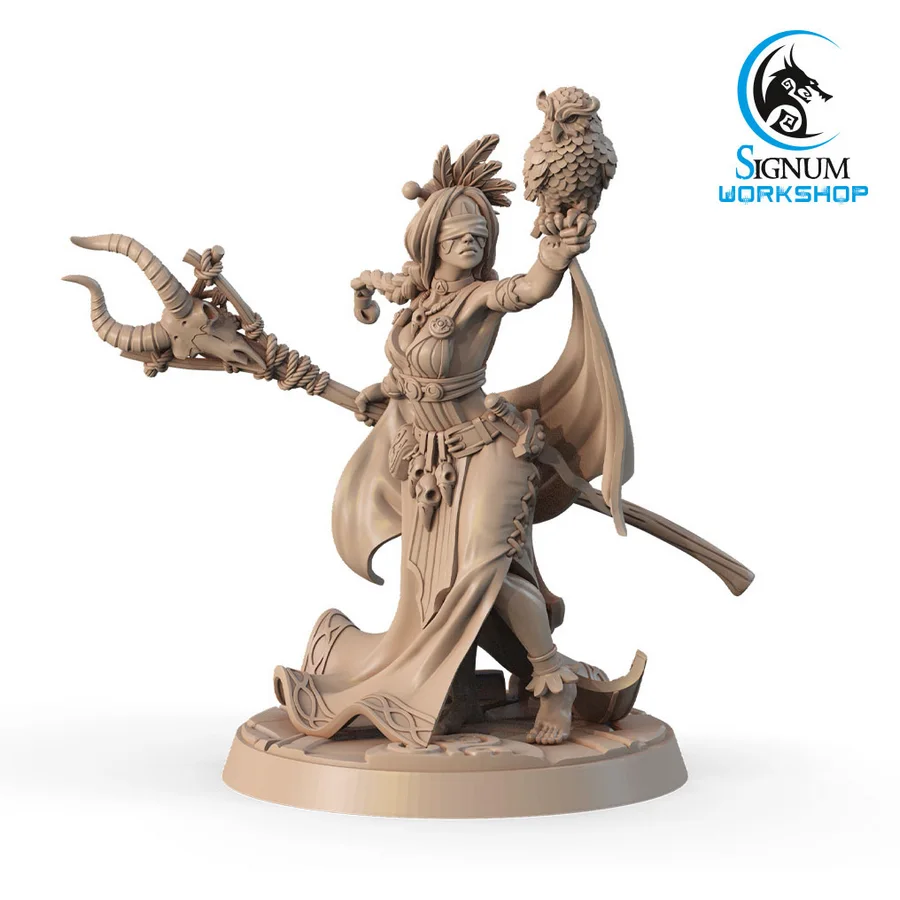 Fernesia the Blind Sorceress 3D printable STL model