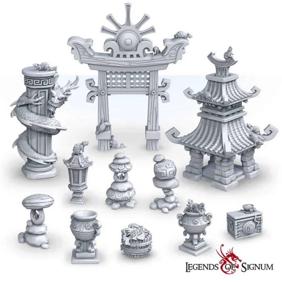 Oriental Temple 3D printable STL model