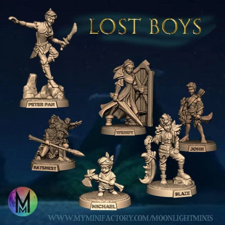 Lost Kids 3D printable STL model