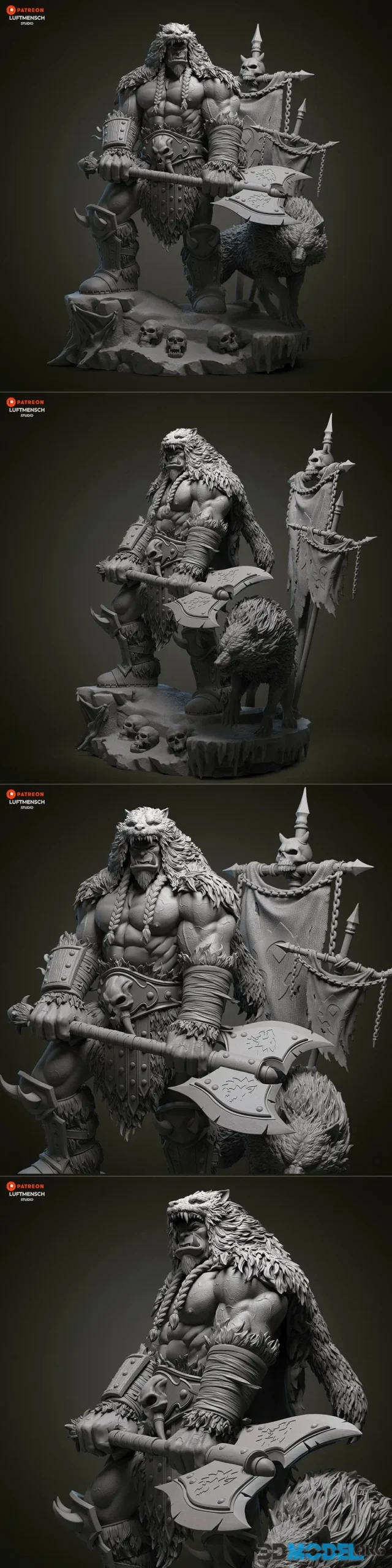 Durotan — World of Warcraft 3D printable STL model