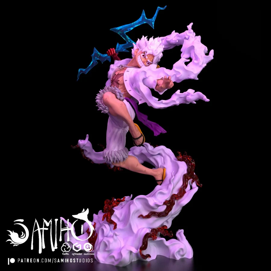 Luffy Gear 5 – One Piece 3D printable STL model