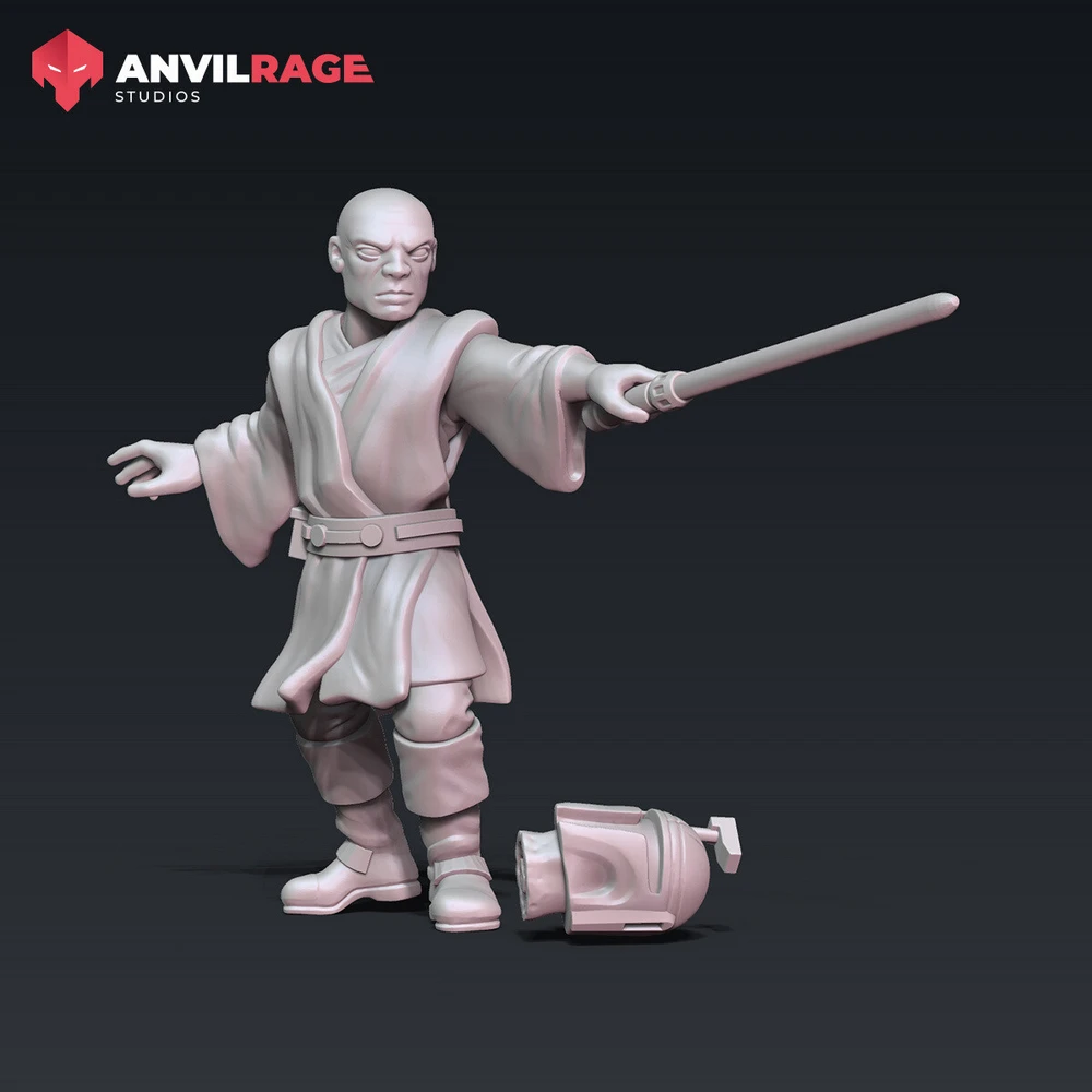 Mace Windu — Star Wars 3D printable STL model