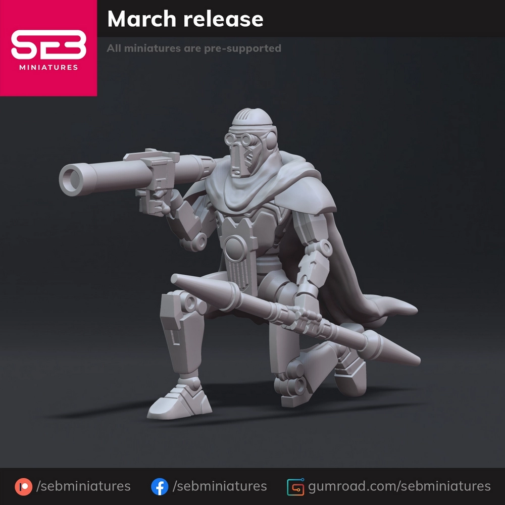 Magna Guard Rocket Launcher — Star Wars 3D printable STL model