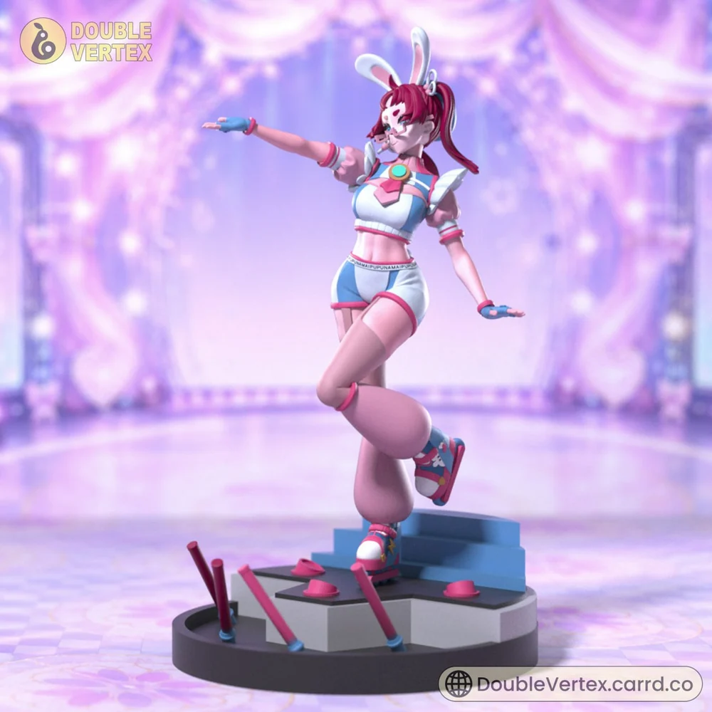 Mai Pupuna Vtuber — VTuber STL render Mai Pupuna Vtuber — VTuber 3D printable STL model