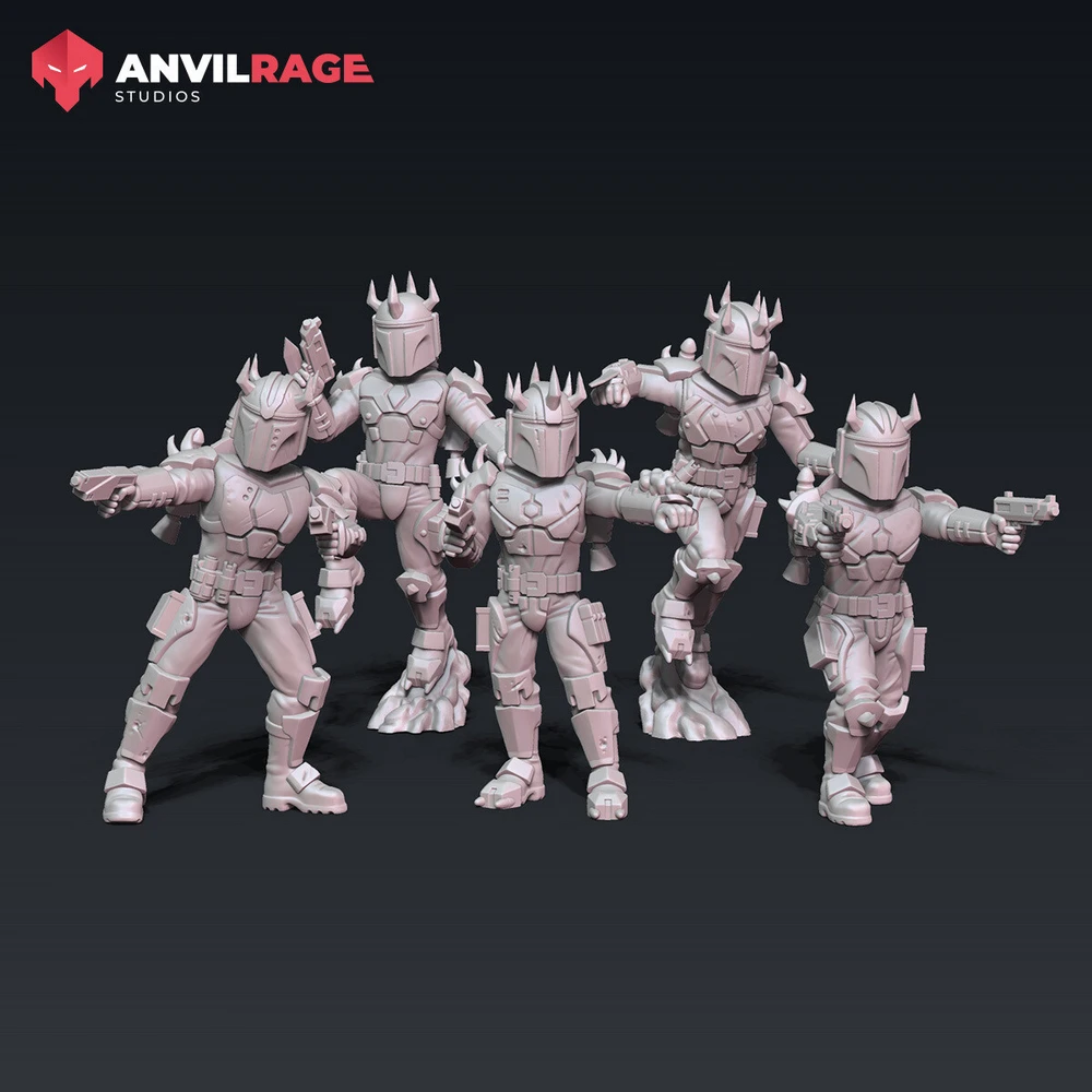 Mandalorian Super Commandos Squad — Star Wars 3D printable STL model