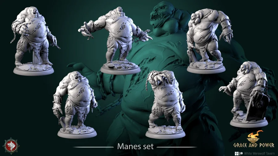 Manes Set – Dungeons & Dragons 3D printable STL model
