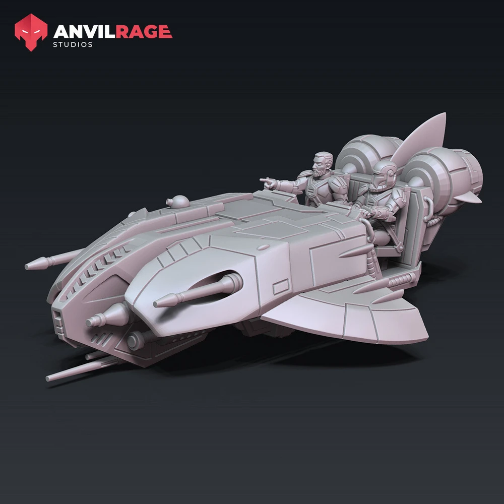 Manta Assault Speeder — Star Wars 3D printable STL model