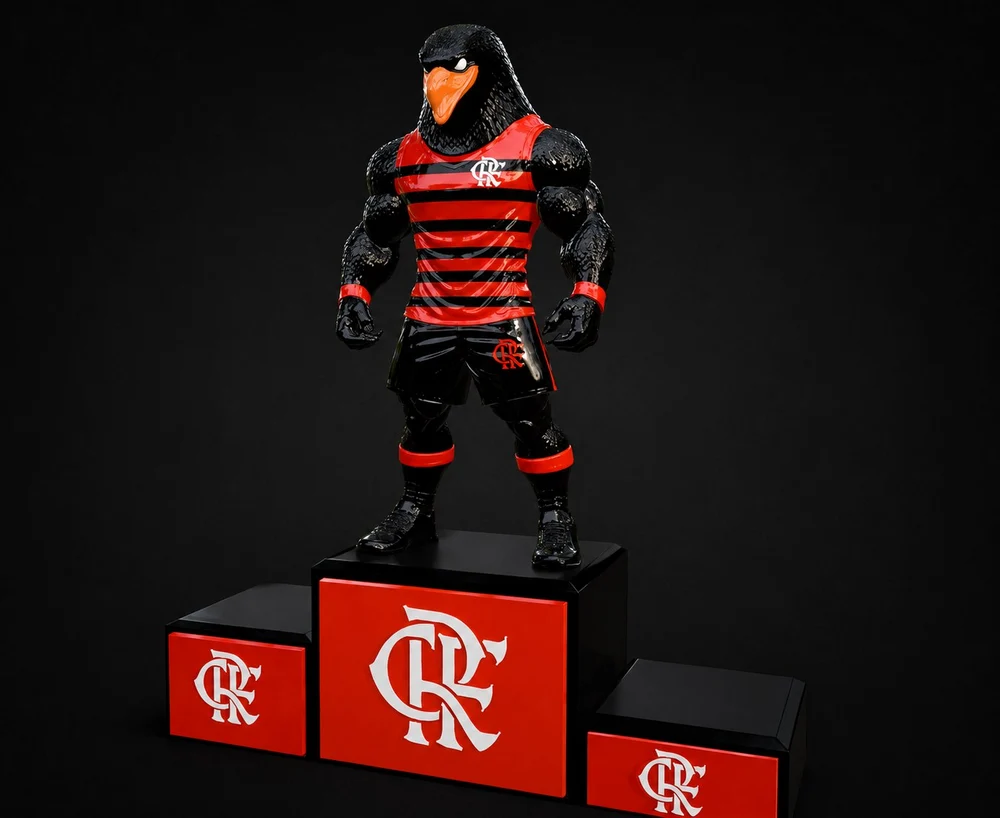 Mascote Flamengo 3D printable STL model