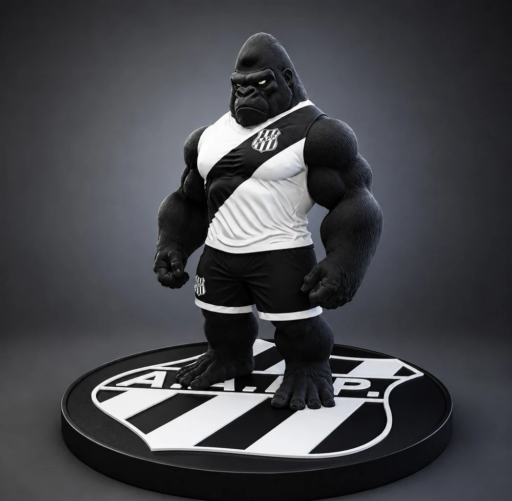 Mascote Ponte Preta 3D printable STL model