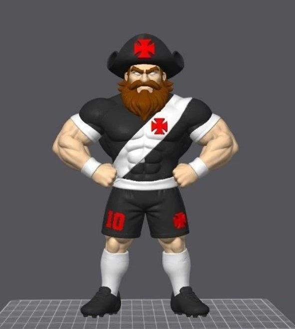 Vasco Mascot — CR Vasco da Gama 3D printable STL model