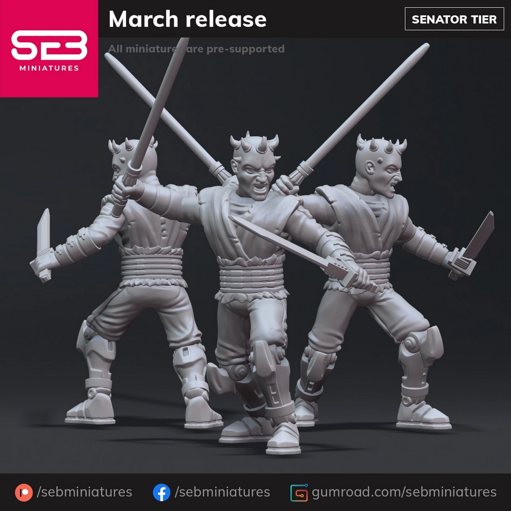 Maul V2 — Star Wars 3D printable STL model