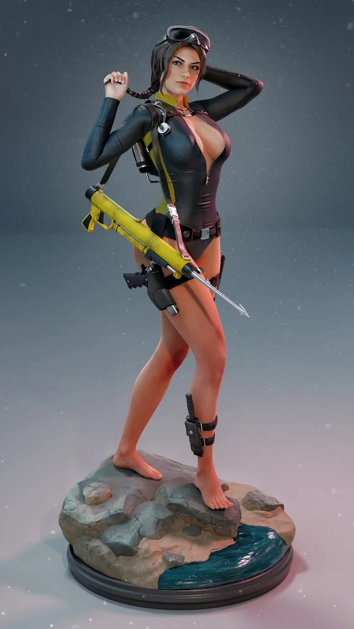 Clara the Raider — Fallout 3D printable STL model