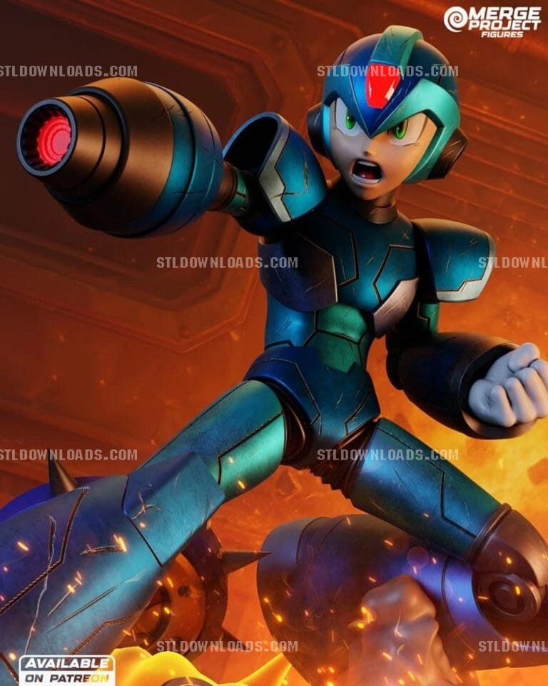 Megaman X — Mega Man X 3D printable STL model